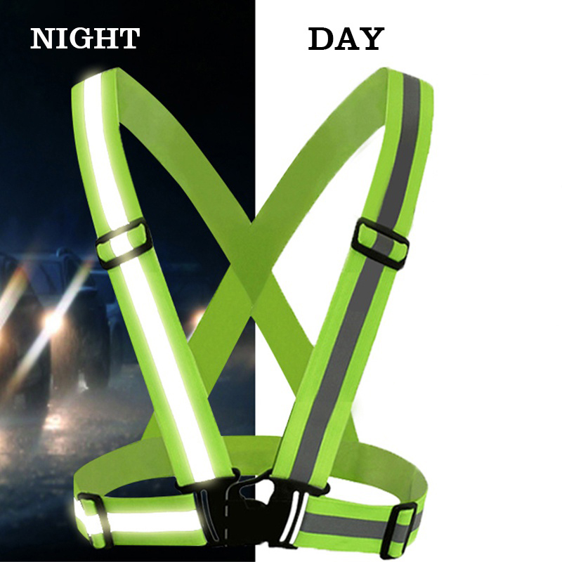Reflective Vest Cycling - 반사 안전 조끼 - 야외 조깅,