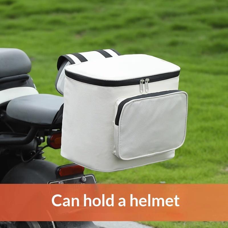 Commute Cycling Helmet - 방수 전기 자전거 뒷좌석 수납 가방
