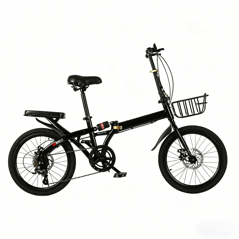 Commuting With Bike - 20인치 접이식 자전거 7단 성인용 자전거