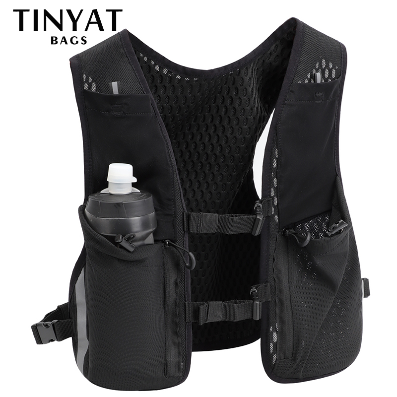 Reflective Vest Cycling - TINYAT 반사 다기능 조끼 가방 남성용