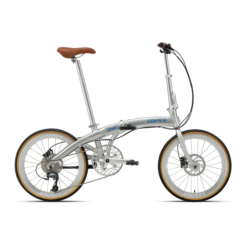 Commuting With Bike - 브라운 가죽 새 상품 451mm 알루미늄