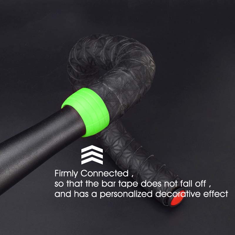2pcs 도로 자전거 핸들 바 스트랩 테이프 고정 실리 - Bell Handlebar Ring 리뷰 및 가격