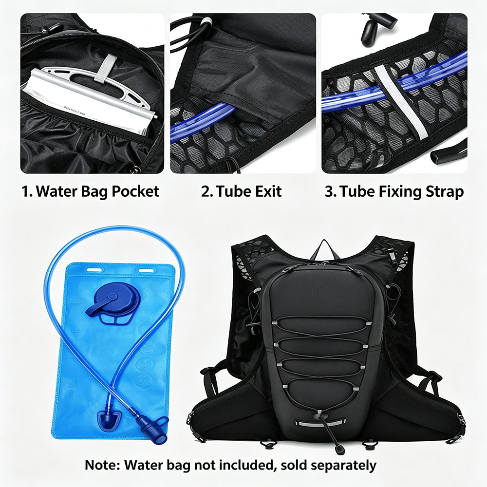수분 보충 러닝 백팩 경량 방수 하이킹 조끼 팩 반사  - Reflective Vest Cycling 리뷰 및 가격