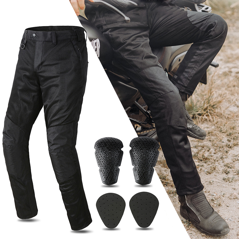 여름 메쉬 오토바이 바지 남자 오프로드 모토 크로스 레 - Cycling Commuter Trousers 리뷰 및 가격