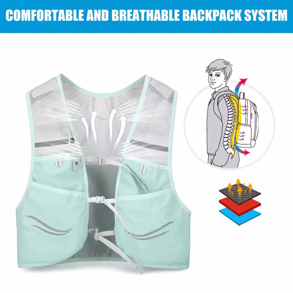 반사 러닝 조끼 수화 러닝 가슴 가방 초경량 사이클링  - Reflective Vest Cycling 리뷰 및 가격