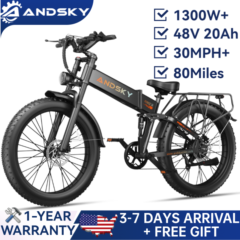 앤드스카이 포지 26 접이식 전기 자전거 1300W 2 - Commuting On Mountain Bike 리뷰 및 가격