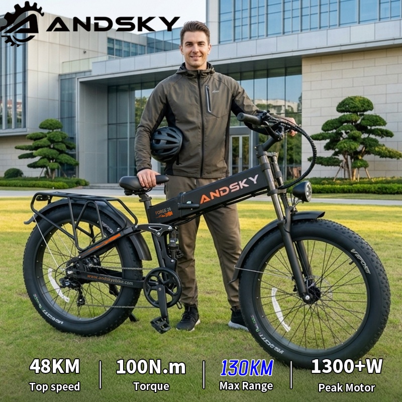 앤드스카이 포지 26 접이식 전기 자전거 1300W 2 - Commuting On Mountain Bike 리뷰 및 가격