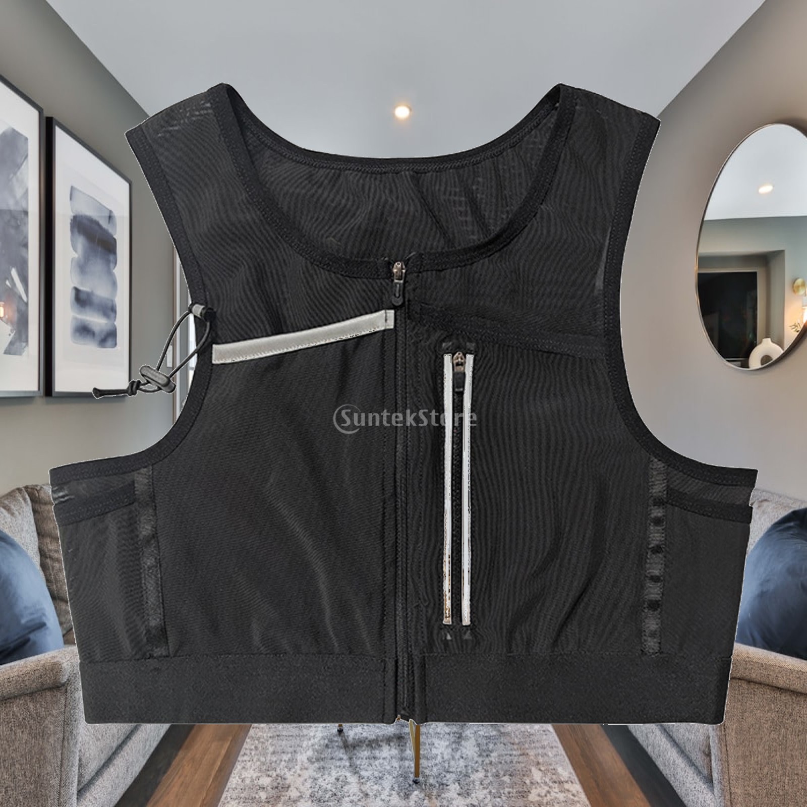 러닝 조끼 가방 가슴 팩 사이클링 야간 걷기를 위한 반 - Reflective Vest Cycling 리뷰 및 가격
