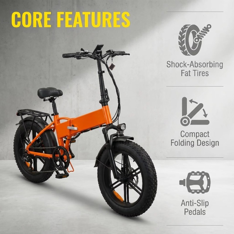 휴대용 접이식 20인치 전기 산악자전거 500W 48V - Commuting With Bike 리뷰 및 가격