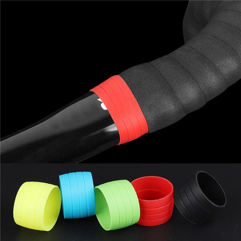 2pcs 실리콘 안티 스킵 자전거 핸들 바 테이프 플러 - Bell Handlebar Ring 리뷰 및 가격