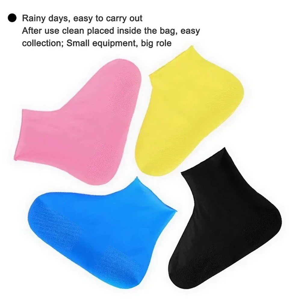 재사용 가능한 고무 레인 부츠 오버슈즈 1쌍, 야외 작 - Cycling Commute Shoes 리뷰 및 가격