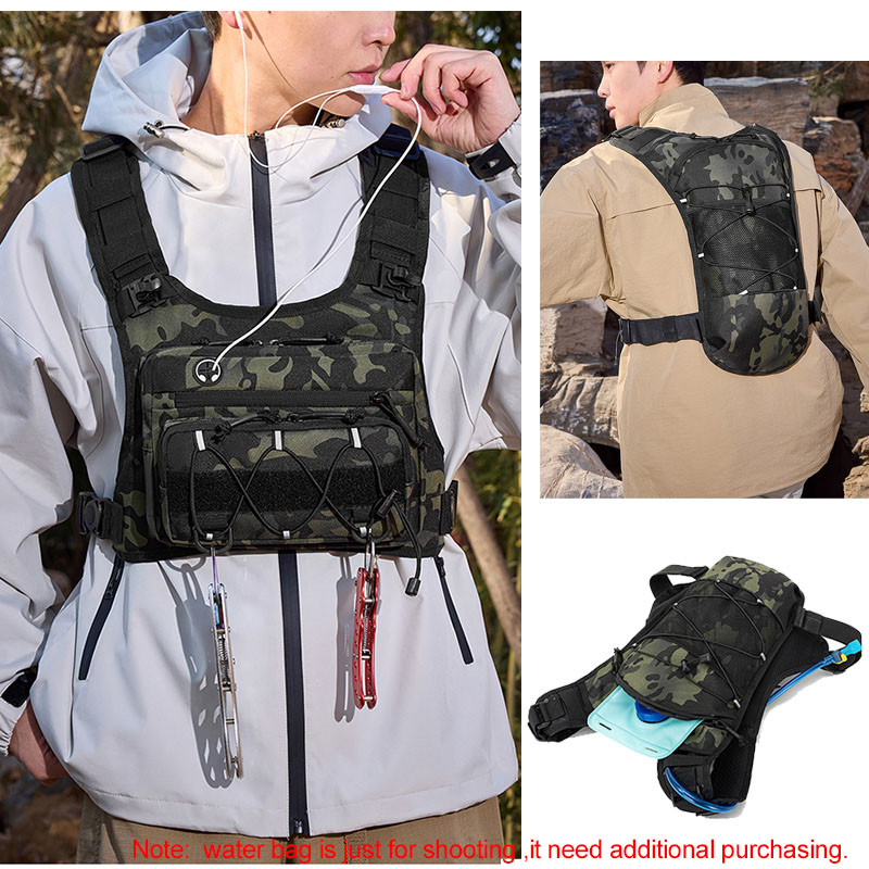 전술 가방 앞가슴 장비 조끼 배낭 캠핑 사냥 가방 남성 - Reflective Vest Cycling 리뷰 및 가격